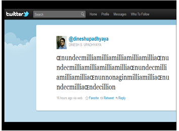 Longest Word In A Tweet